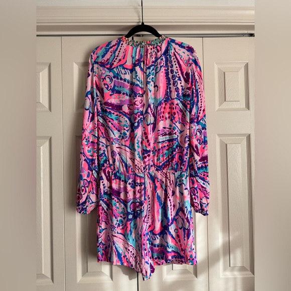 Lilly Pulitzer Colby Beaded Romper - Picture 6 of 8